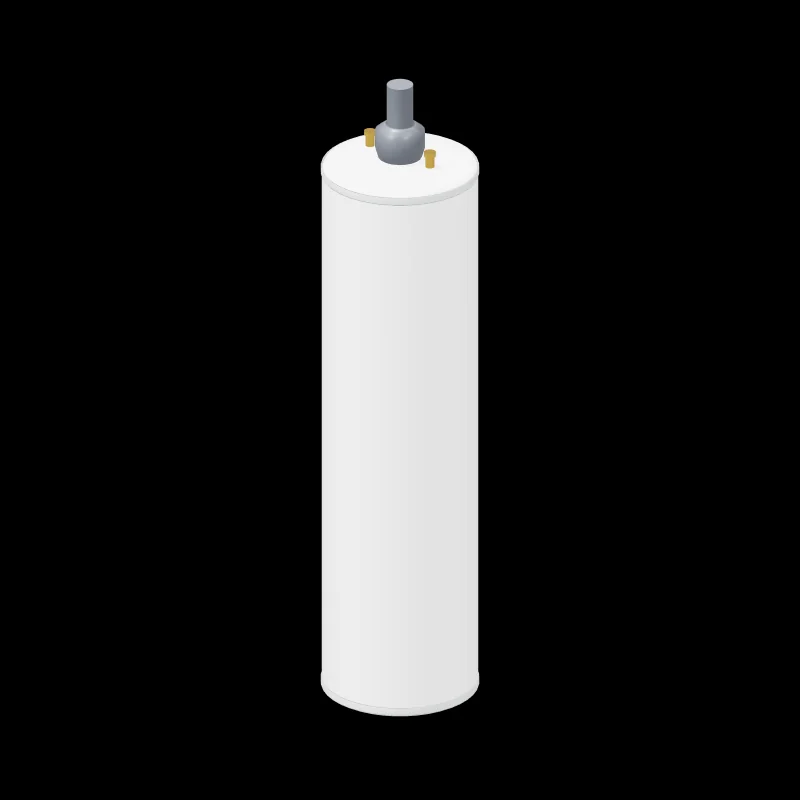 Aquecedor a gás de acumulação (boiler) — família do OrçaPRO Hidra